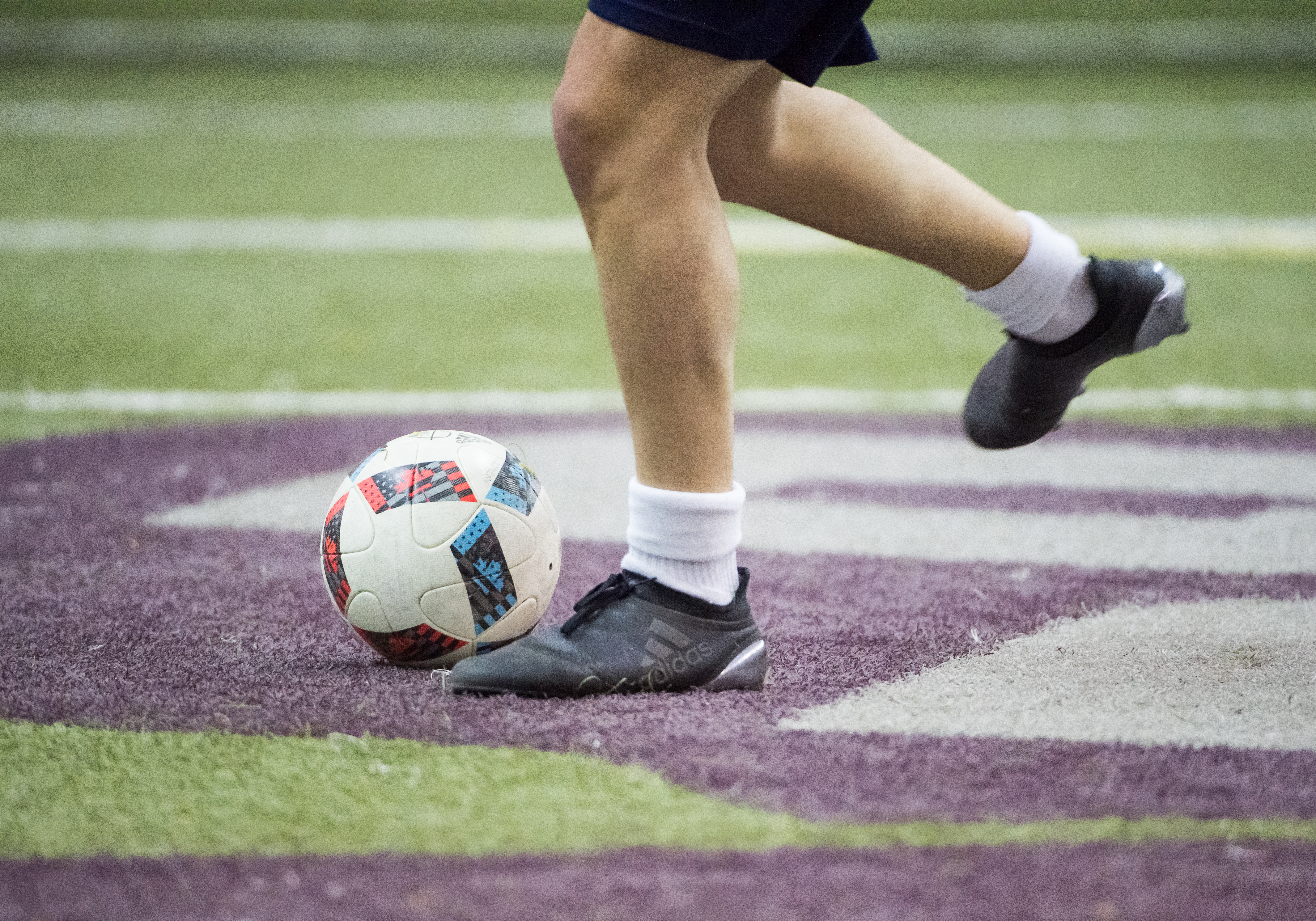 Soccer Player's Feet